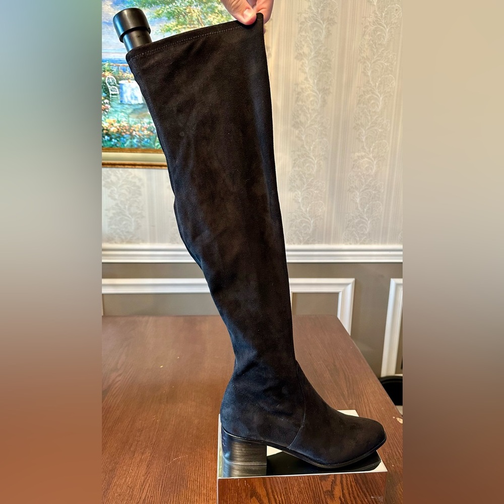 Steve Madden!❄️SADIE/blk faux suede/over the knee/size-8 - Picture 4 of 16